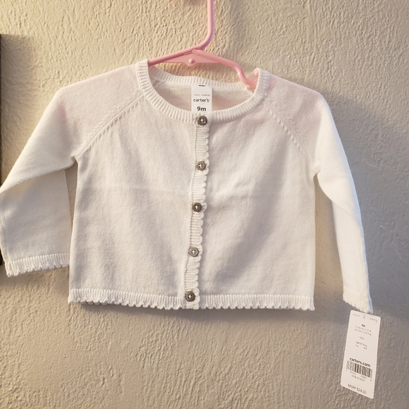Carter's Other - White Carter sweater
